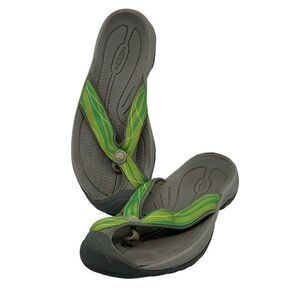 Keen Bali Green Closed Toe SlipOn Slide Sandal Outdoors Water Flipflops Size 8.5